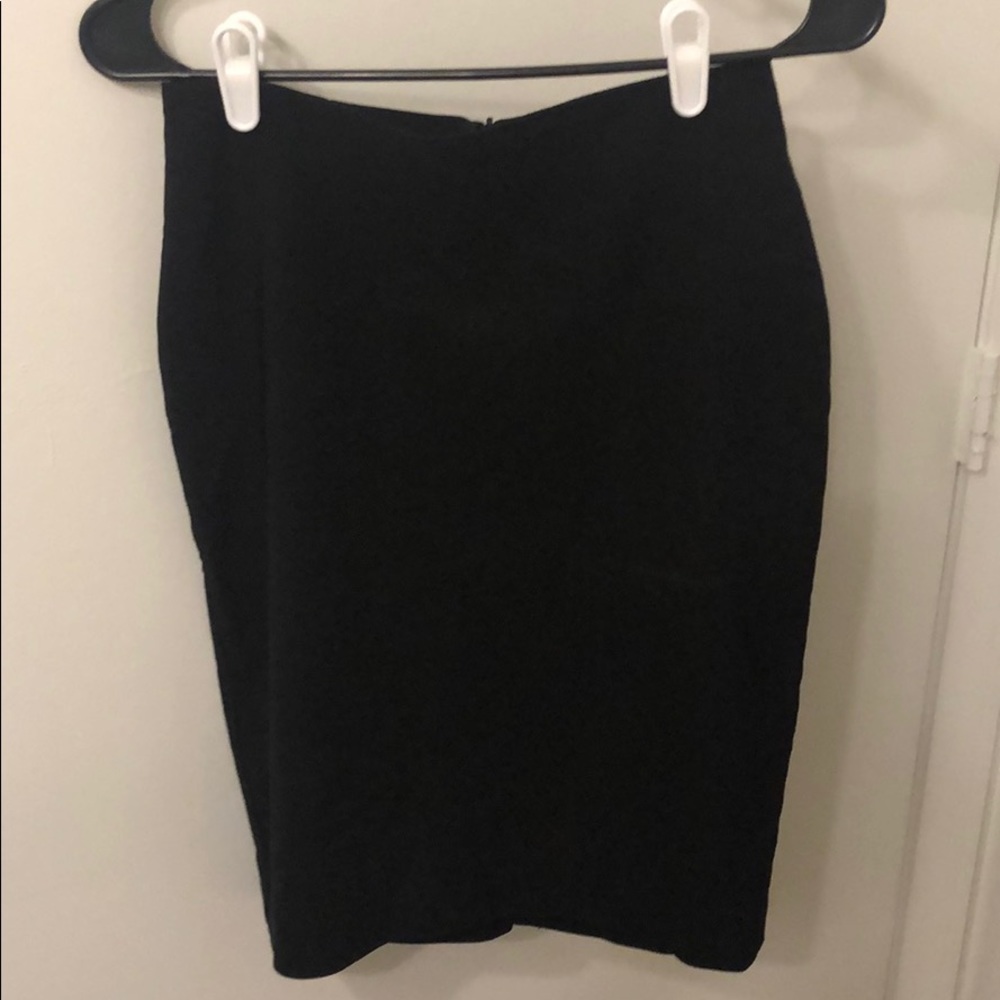 Black pencil skirt